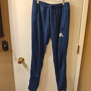 Men's  Navy Adidas track pants